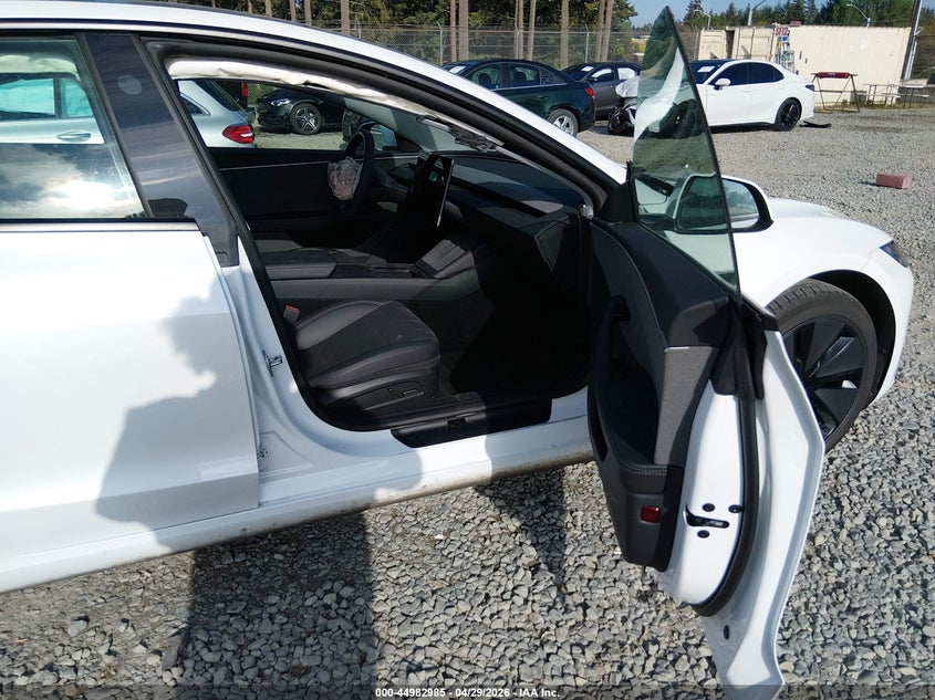 2025 Tesla Model 3 VIN 5YJ3E1EAXSF898519 IAAI salvage auction — FRONT END, Bill Of Sale (Washington), sold $11,800 on 2026-07-22 (photo 5)