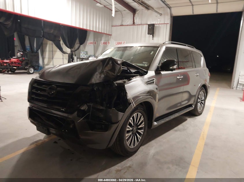 2022 Nissan Armada VIN JN8AY2BAXN9391406 IAAI salvage auction — LEFT FRONT, Salvage Title, sold $11,000 on 2026-07-11 (photo 2)