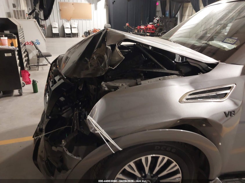2022 Nissan Armada VIN JN8AY2BAXN9391406 IAAI salvage auction — LEFT FRONT, Salvage Title, sold $11,000 on 2026-07-11 (photo 6)