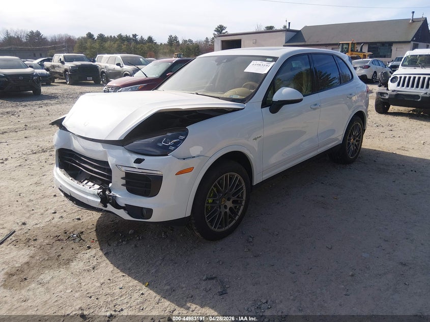 2017 Porsche Cayenne VIN WP1AE2A20HLA68373 IAAI salvage auction — FRONT END, Salvage Title, sold $5,800 on 2026-08-15 (photo 2)