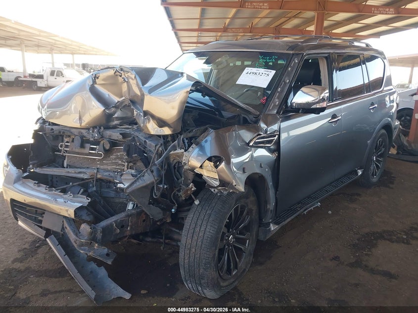2017 Nissan Armada VIN JN8AY2NE8H9705475 IAAI salvage auction — FRONT END, Salvage (Arizona), sold $2,150 on 2026-07-21 (photo 2)
