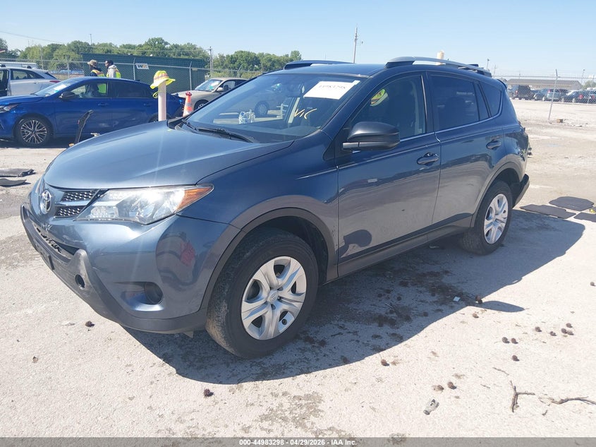 2014 Toyota Rav 4 VIN JTMBFREV5ED094327 IAAI salvage auction — REAR END, Salvage Title, sold $3,450 on 2026-07-21 (photo 2)