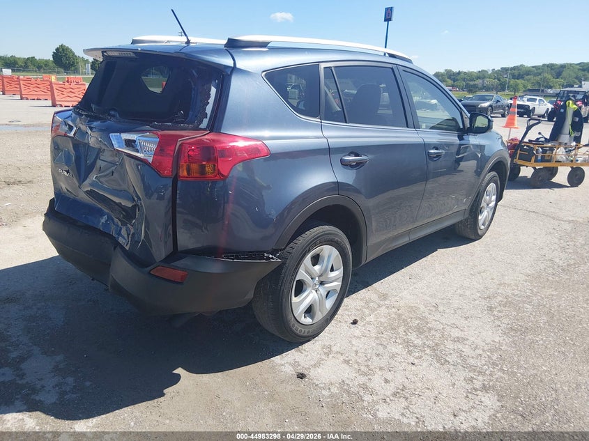 2014 Toyota Rav 4 VIN JTMBFREV5ED094327 IAAI salvage auction — REAR END, Salvage Title, sold $3,450 on 2026-07-21 (photo 4)
