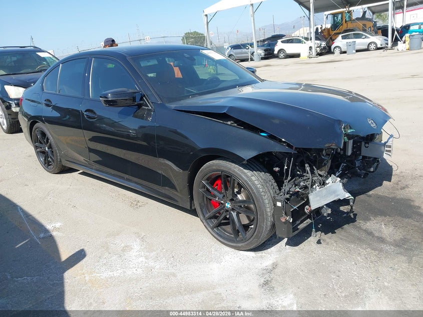 2024 BMW 3er VIN 3MW49FS01R8E44852 IAAI salvage auction — FRONT END, Salvage Title, sold $24,075 on 2026-07-20 (photo 1)