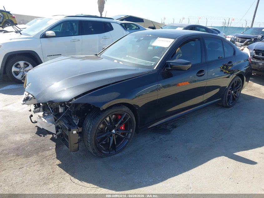 2024 BMW 3er VIN 3MW49FS01R8E44852 IAAI salvage auction — FRONT END, Salvage Title, sold $24,075 on 2026-07-20 (photo 2)