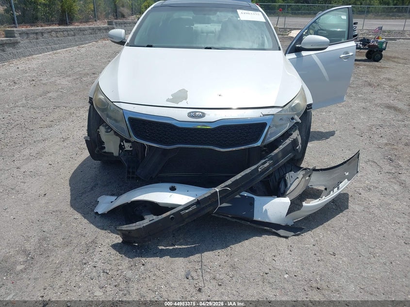 2011 Kia Optima VIN KNAGN4A76B5158767 IAAI salvage auction — FRONT END, Rebuildable (Florida), sold $400 on 2026-07-16 (photo 6)