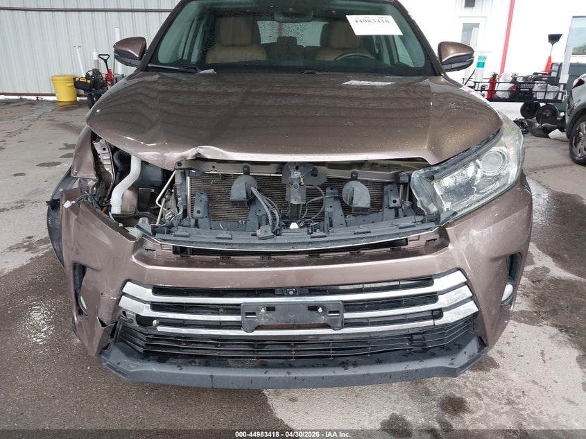 2018 Toyota Highlander VIN 5TDDZRFH7JS885644 IAAI salvage auction — FRONT END, Original (Texas), sold $12,600 on 2026-07-08 (photo 6)
