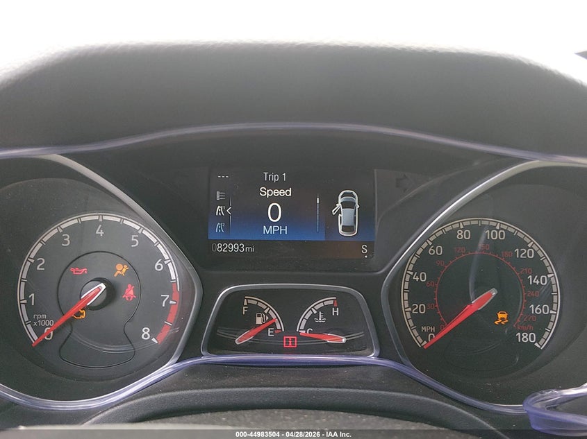 2018 Ford Focus st VIN 1FADP3L90JL289914 IAAI salvage auction — FRONT END, Salvage Title, sold $950 on 2026-07-25 (photo 7)