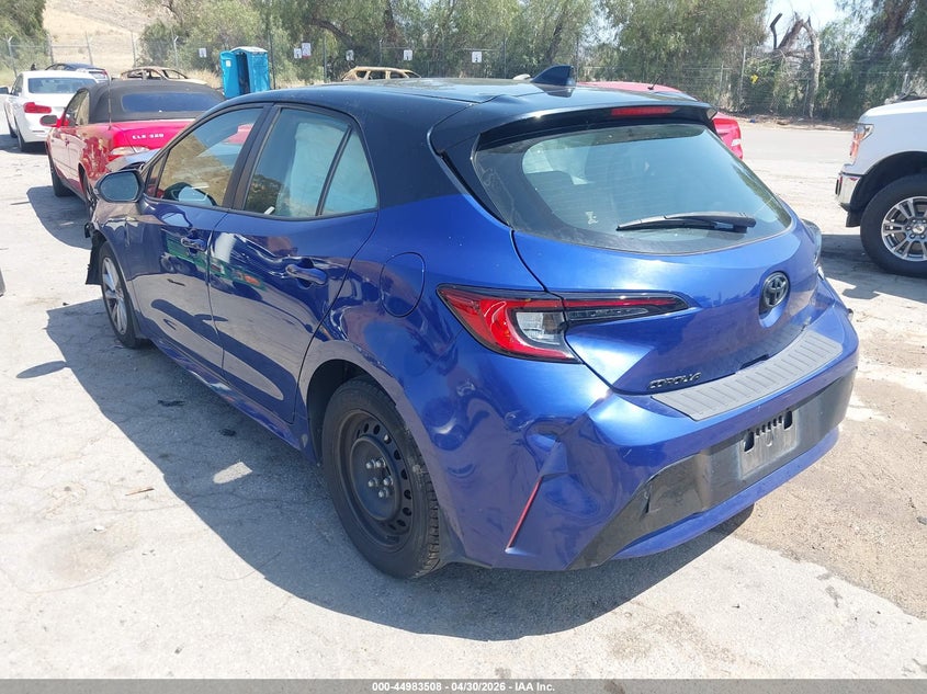 2023 Toyota Corolla VIN JTND4MBE8P3196795 IAAI salvage auction — FRONT END, Salvage (California), sold $1,350 on 2026-07-28 (photo 3)