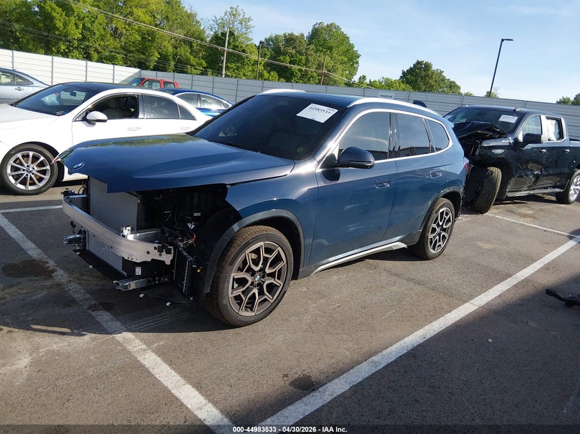2026 BMW X1 VIN WBX73EF04T5501512 IAAI salvage auction — FRONT END, Salvage (Tennessee), sold $18,750 on 2026-07-21 (photo 2)