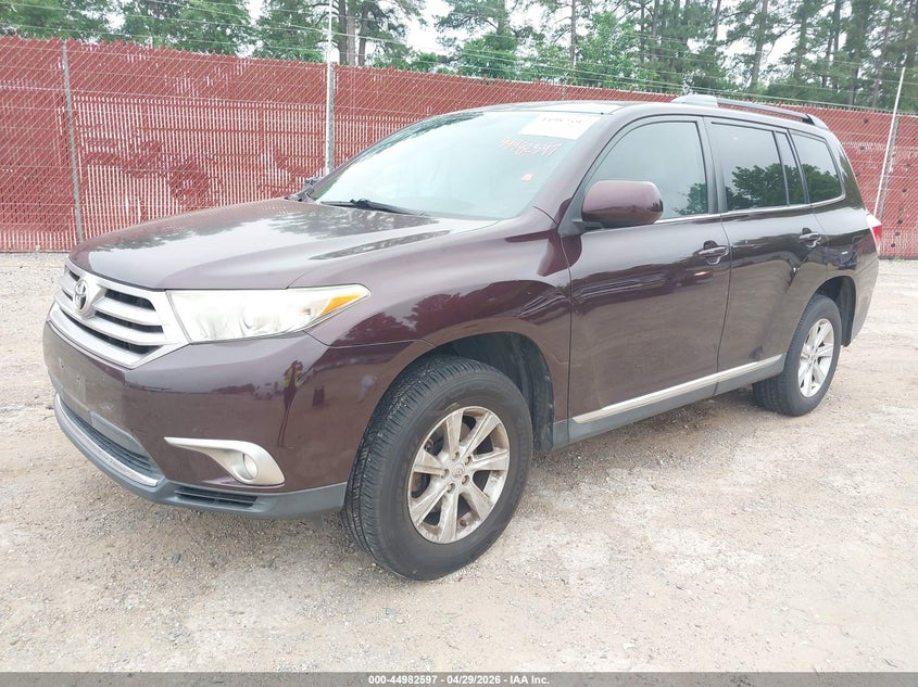 2012 Toyota Highlander VIN 5TDZK3EH8CS084488 IAAI salvage auction — RIGHT SIDE, Salvage Title, sold $2,550 on 2026-07-25 (photo 2)