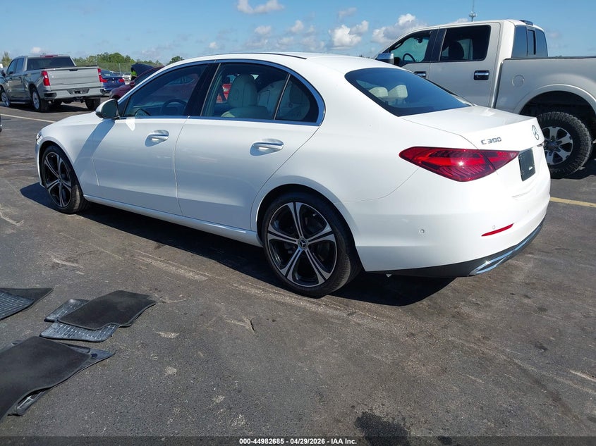 2025 Mercedes-benz C-klasse VIN W1KAF4GBXSR267863 IAAI salvage auction — RIGHT SIDE, Rebuildable (Florida), sold $22,275 on 2026-07-09 (photo 3)