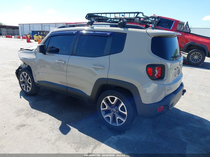 2016 Jeep Renegade VIN ZACCJBBT7GPD00202 IAAI salvage auction — LEFT FRONT, Clear (Indiana), sold $1,950 on 2026-07-24 (photo 3)