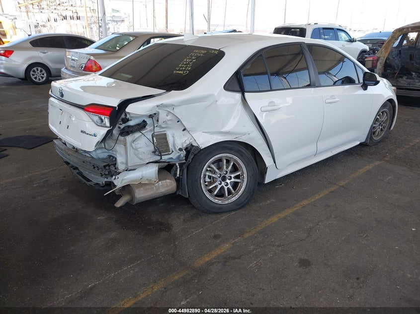 2022 Toyota Corolla VIN JTDEAMDE3N3005215 IAAI salvage auction — REAR END, Salvage Title, sold $5,600 on 2026-07-14 (photo 4)
