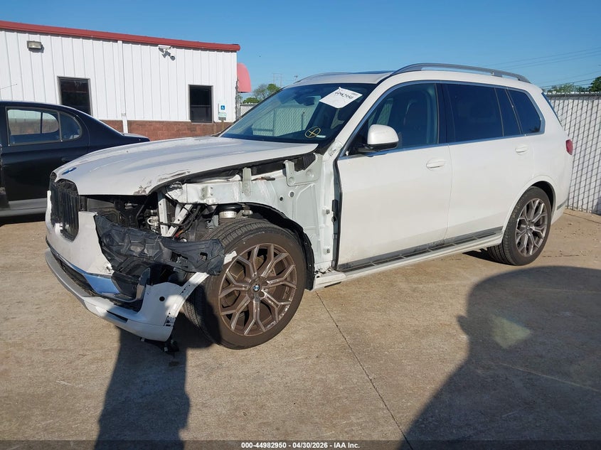 2022 BMW X7 VIN 5UXCW2C08N9N07054 IAAI salvage auction — FRONT END, Salvage (Missouri), sold $28,300 on 2026-07-13 (photo 2)