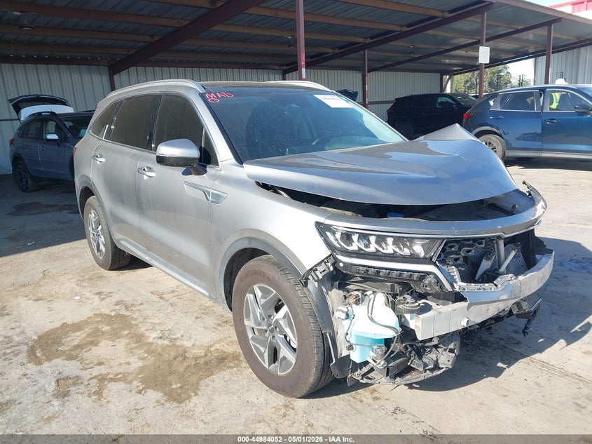 2023 Kia Sorento VIN KNDRH4LG2P5223041 IAAI salvage auction — FRONT END, Salvage (California), sold $7,050 on 2026-07-09 (photo 1)