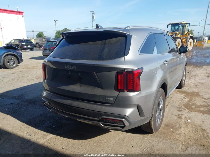 2023 Kia Sorento VIN KNDRH4LG2P5223041 IAAI salvage auction — FRONT END, Salvage (California), sold $7,050 on 2026-07-09 (photo 4)