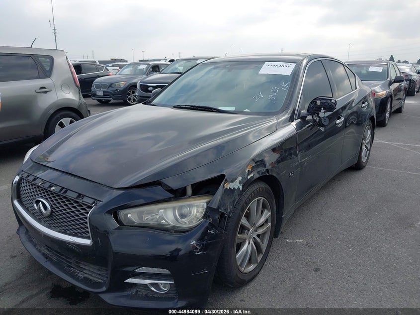 2017 Infiniti Q50 VIN JN1EV7AP1HM744001 IAAI salvage auction — LEFT FRONT, Clear (Colorado), sold $1,325 on 2026-07-30 (photo 6)