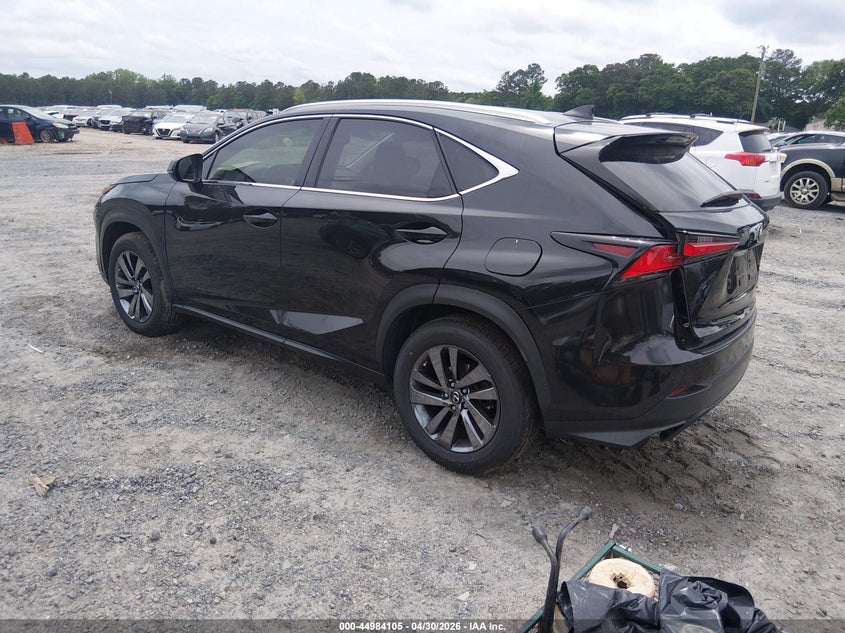 2019 Lexus Nx VIN JTJYARBZ3K2144601 IAAI salvage auction — RIGHT REAR, Rebuildable (Florida), sold $6,600 on 2026-07-21 (photo 3)