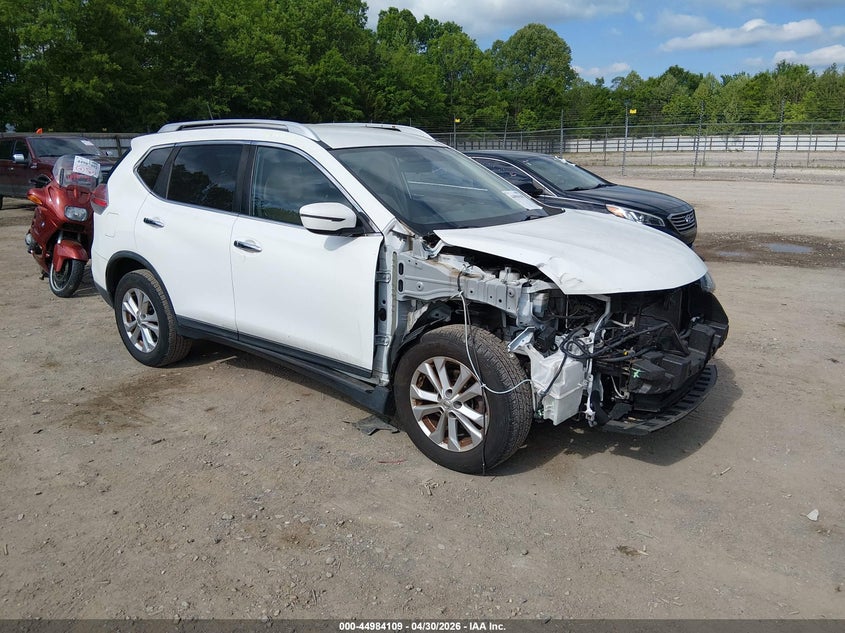 2016 Nissan Rogue VIN KNMAT2MV3GP708225 IAAI salvage auction — FRONT END, Rebuildable (Florida), sold $900 on 2026-07-08 (photo 1)