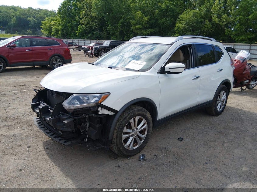 2016 Nissan Rogue VIN KNMAT2MV3GP708225 IAAI salvage auction — FRONT END, Rebuildable (Florida), sold $900 on 2026-07-08 (photo 2)