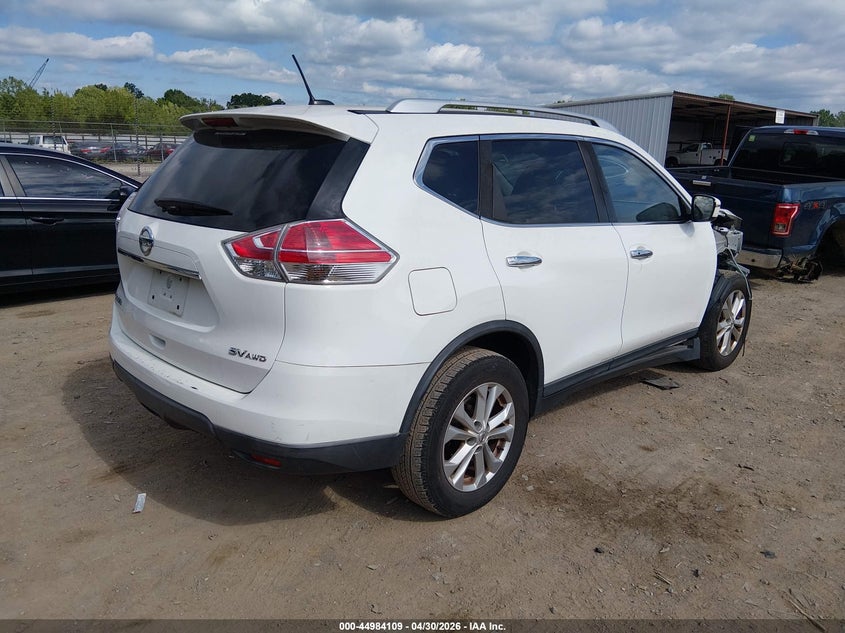2016 Nissan Rogue VIN KNMAT2MV3GP708225 IAAI salvage auction — FRONT END, Rebuildable (Florida), sold $900 on 2026-07-08 (photo 4)