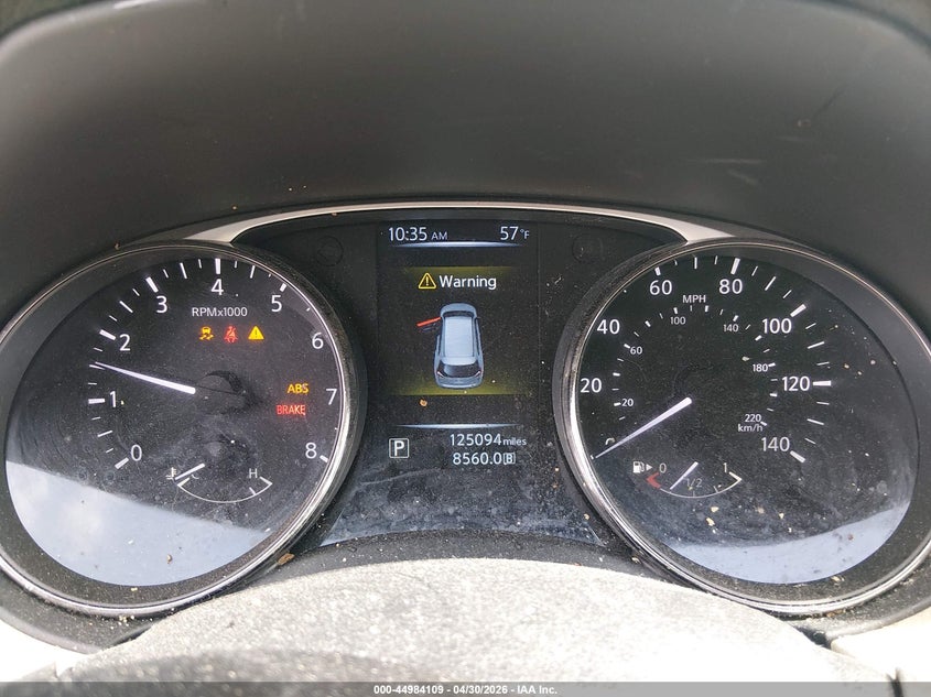 2016 Nissan Rogue VIN KNMAT2MV3GP708225 IAAI salvage auction — FRONT END, Rebuildable (Florida), sold $900 on 2026-07-08 (photo 7)