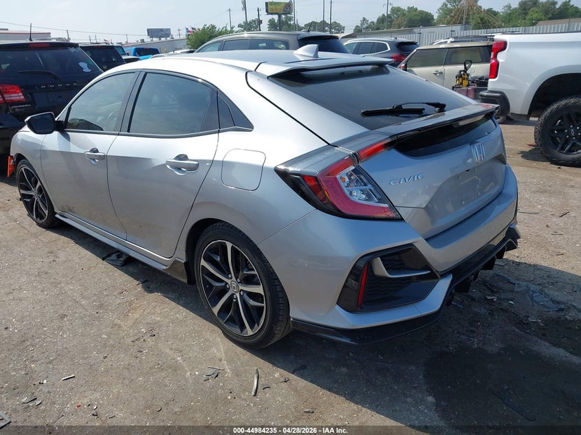 2021 Honda Civic VIN SHHFK7H41MU232245 IAAI salvage auction — FRONT END, Original (Texas), sold $7,775 on 2026-07-15 (photo 3)