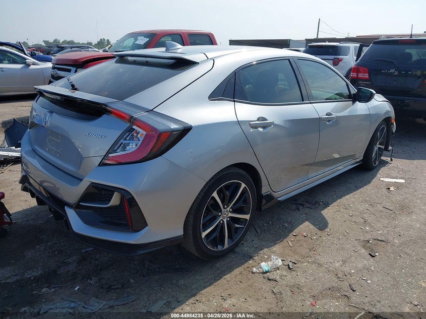 2021 Honda Civic VIN SHHFK7H41MU232245 IAAI salvage auction — FRONT END, Original (Texas), sold $7,775 on 2026-07-15 (photo 4)