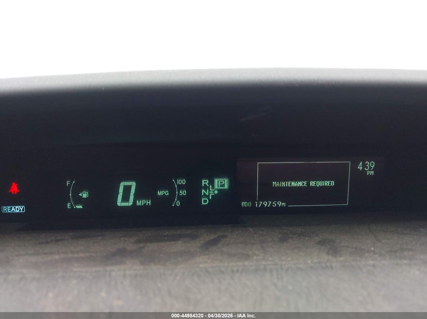 2012 Toyota Prius VIN JTDKN3DU7C0333972 IAAI salvage auction — NORMAL WEAR, Salvage (Texas), sold $1,100 on 2026-07-20 (photo 7)