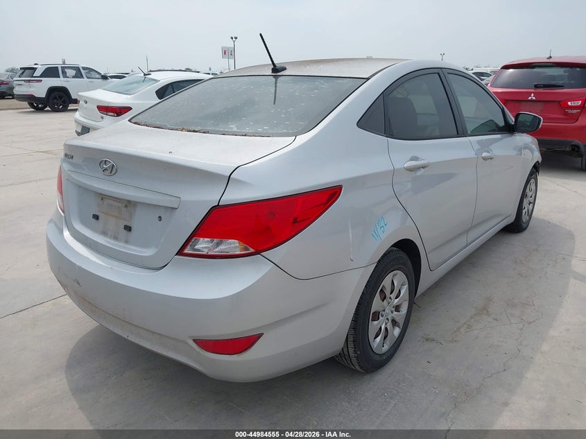 2016 Hyundai Accent VIN KMHCT4AE1GU011805 IAAI salvage auction — FRONT END, Original (Texas), sold $525 on 2026-07-20 (photo 4)