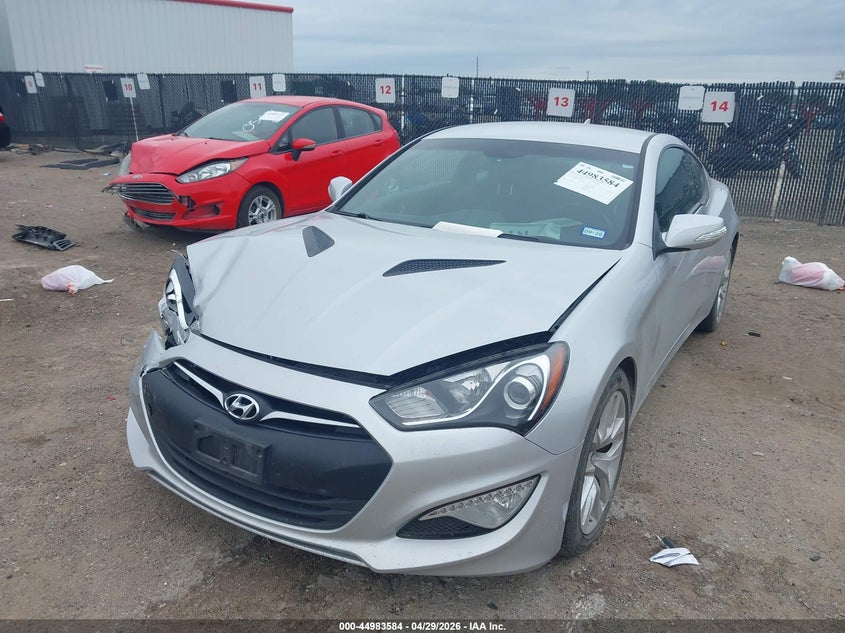 2016 Hyundai Genesis VIN KMHHT6KJ0GU133035 IAAI salvage auction — RIGHT FRONT, Original (Texas), sold $3,250 on 2026-07-14 (photo 2)