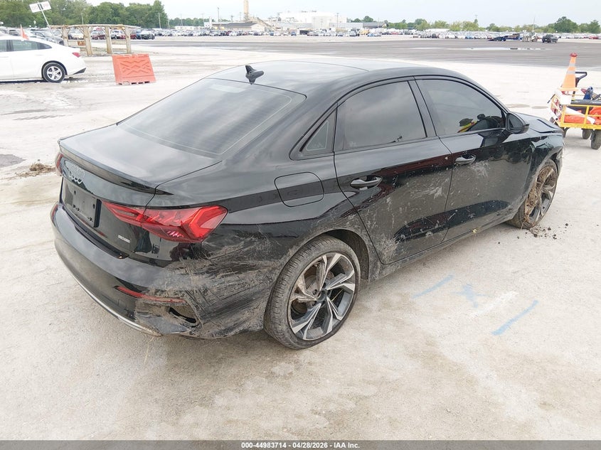 2022 Audi A3 VIN WAUGUDGY6NA063155 IAAI salvage auction — FRONT END, Salvage Title, sold $6,125 on 2026-07-21 (photo 4)
