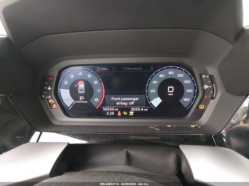 2022 Audi A3 VIN WAUGUDGY6NA063155 IAAI salvage auction — FRONT END, Salvage Title, sold $6,125 on 2026-07-21 (photo 7)
