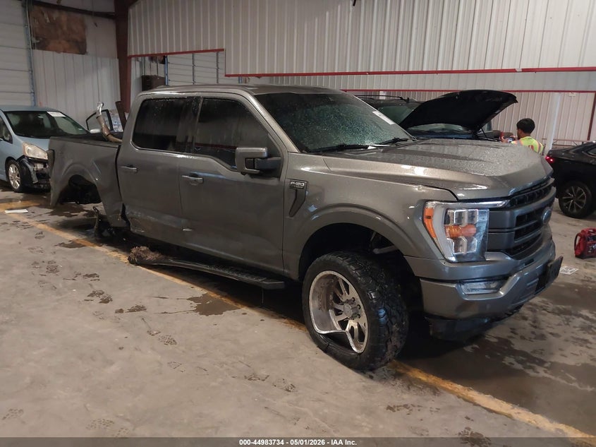 2021 Ford F-150 VIN 1FTFW1E80MKD94350 IAAI salvage auction — LEFT FRONT, Wait Title, sold $6,100 on 2026-07-24 (photo 1)