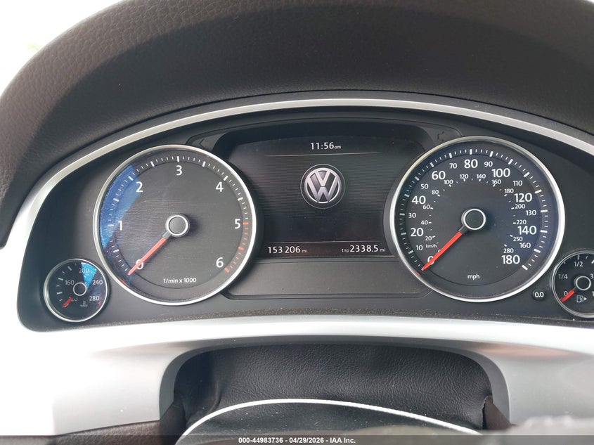 2012 Volkswagen Touareg VIN WVGFK9BP8CD002378 IAAI salvage auction — FRONT END, Clear (Indiana), sold $975 on 2026-07-23 (photo 7)