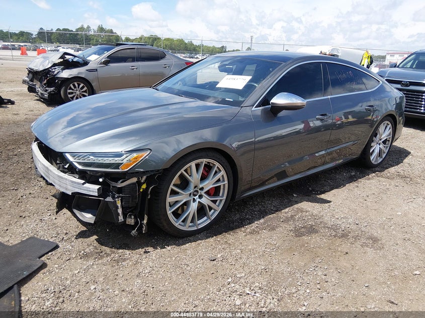 2020 Audi S7 VIN WAUPFAF24LN049315 IAAI salvage auction — RIGHT FRONT, Clear (South Carolina), sold $15,100 on 2026-08-02 (photo 2)