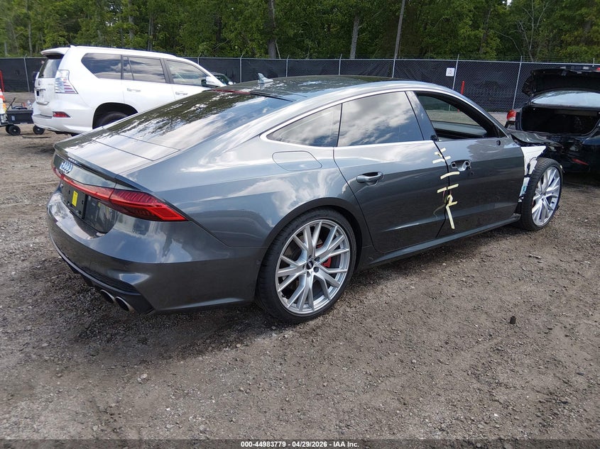 2020 Audi S7 VIN WAUPFAF24LN049315 IAAI salvage auction — RIGHT FRONT, Clear (South Carolina), sold $15,100 on 2026-08-02 (photo 4)