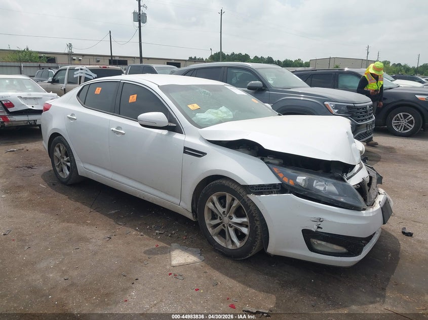 2013 Kia Optima VIN 5XXGN4A71DG254758 IAAI salvage auction — BIO HAZARD, Salvage (Texas), sold $475 on 2026-07-22 (photo 1)