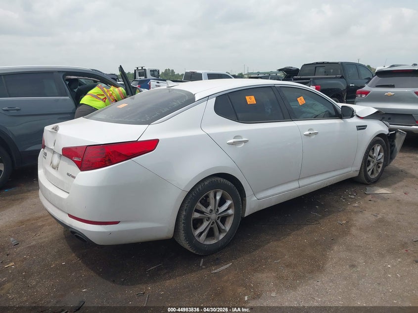 2013 Kia Optima VIN 5XXGN4A71DG254758 IAAI salvage auction — BIO HAZARD, Salvage (Texas), sold $475 on 2026-07-22 (photo 4)
