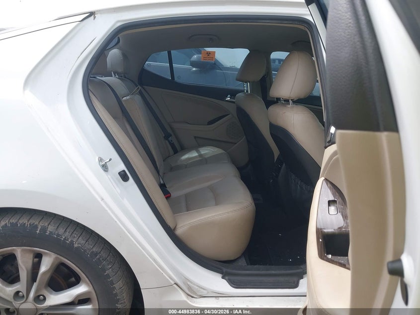 2013 Kia Optima VIN 5XXGN4A71DG254758 IAAI salvage auction — BIO HAZARD, Salvage (Texas), sold $475 on 2026-07-22 (photo 8)