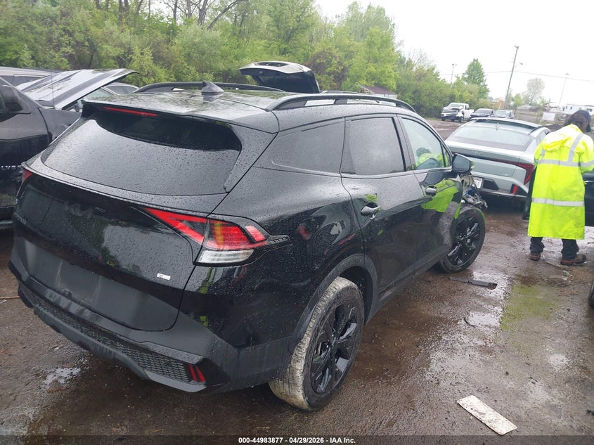 2025 Kia Sportage VIN 5XYK6CDF0SG295699 IAAI salvage auction — RIGHT FRONT, Salvage (Ohio), sold $11,150 on 2026-07-28 (photo 4)