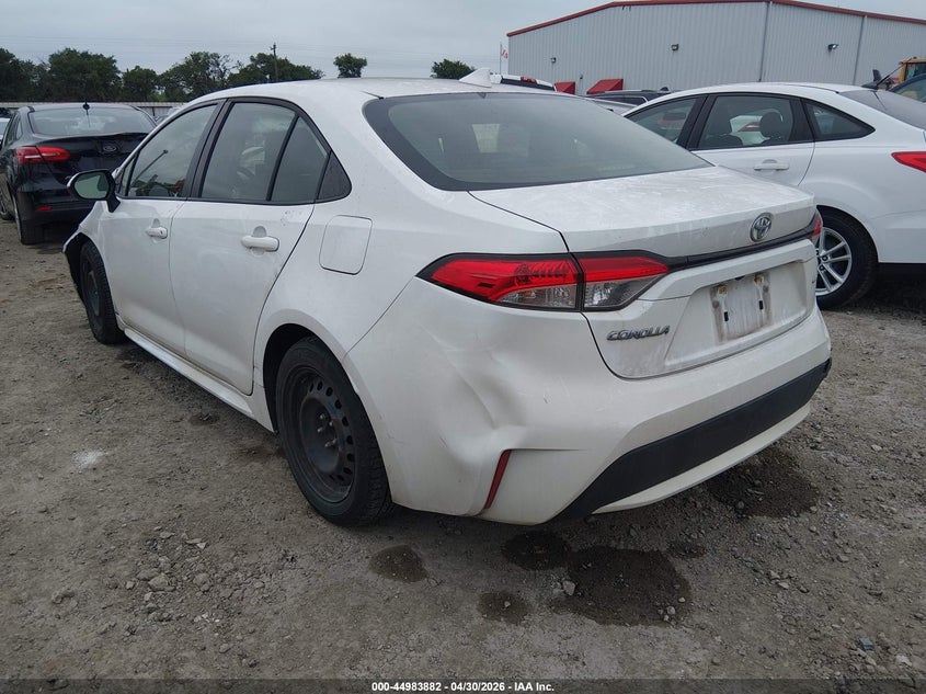 2021 Toyota Corolla VIN JTDEPMAE2MJ124645 IAAI salvage auction — FRONT & REAR, Original (Texas), sold $3,850 on 2026-07-14 (photo 3)