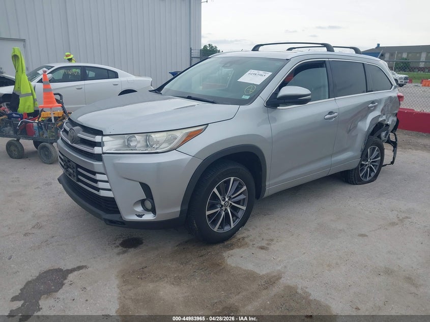 2018 Toyota Highlander VIN 5TDKZRFH8JS534376 IAAI salvage auction — LEFT REAR, Salvage (Illinois), sold $5,600 on 2026-07-21 (photo 2)