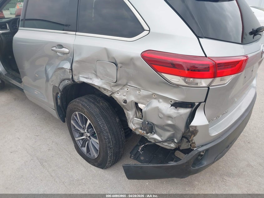 2018 Toyota Highlander VIN 5TDKZRFH8JS534376 IAAI salvage auction — LEFT REAR, Salvage (Illinois), sold $5,600 on 2026-07-21 (photo 6)