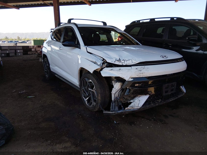 2025 Hyundai Kona VIN KM8HB3A3XSU251381 IAAI salvage auction — RIGHT FRONT, Salvage (Arizona), sold $6,475 on 2026-07-14 (photo 1)