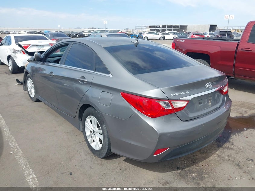 2014 Hyundai Sonata VIN 5NPEB4AC9EH914130 IAAI salvage auction — RIGHT FRONT, Salvage (Arizona), sold $450 on 2026-08-03 (photo 3)