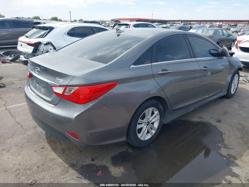 2014 Hyundai Sonata VIN 5NPEB4AC9EH914130 IAAI salvage auction — RIGHT FRONT, Salvage (Arizona), sold $450 on 2026-08-03 (photo 4)