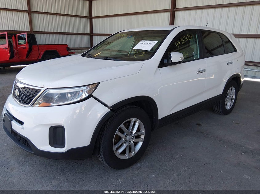 2015 Kia Sorento VIN 5XYKT3A62FG626432 IAAI salvage auction — RIGHT FRONT, Salvage (Kansas), sold $1,550 on 2026-07-16 (photo 2)