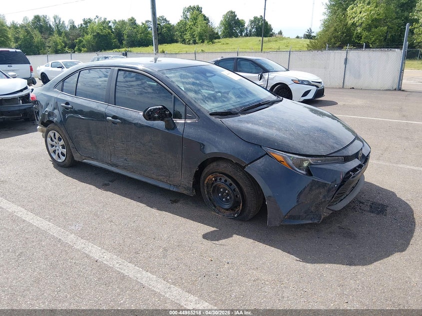 2026 Toyota Corolla VIN 5YFB4MDEXTP381750 IAAI salvage auction — FRONT & REAR, Salvage (Mississippi), sold $4,750 on 2026-07-23 (photo 1)